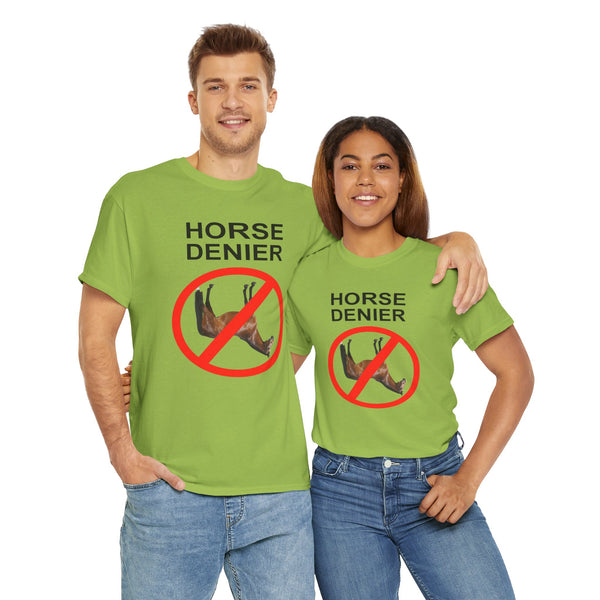 Horse Denier Unisex t-shirt