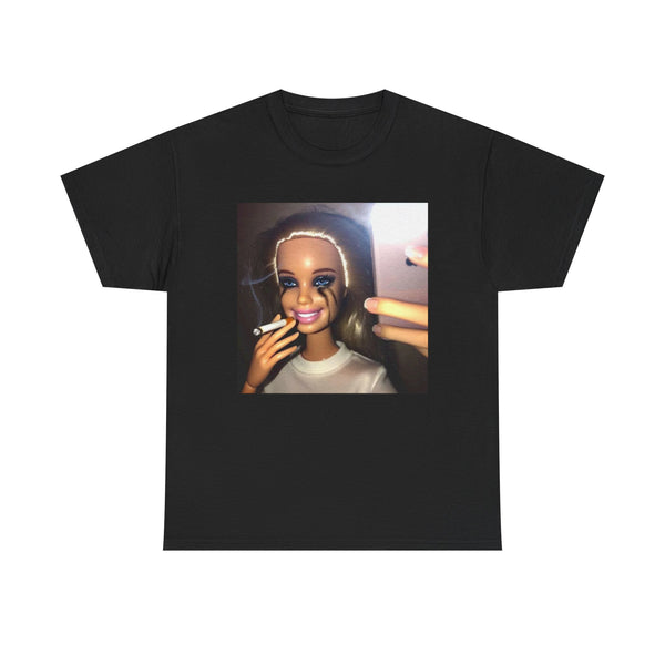 Smoking Barbie Unisex t-shirt