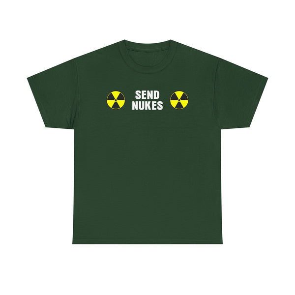 Send Nukes Unisex t-shirt