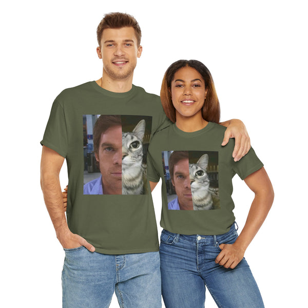 Dexter And Cat Unisex t-shirt