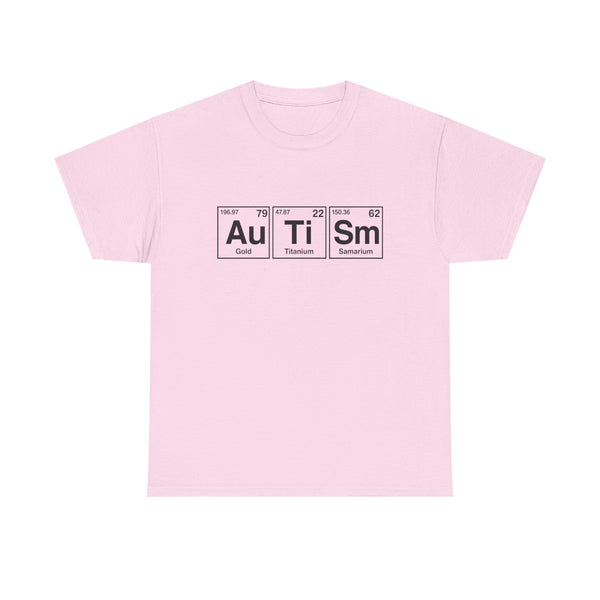 Autism Periodic Table Unisex t-shirt