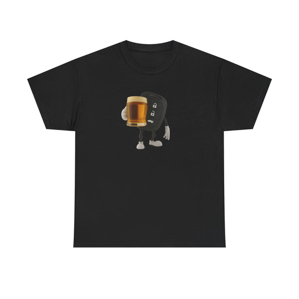 Car Keys With Beer Unisex t-shirt