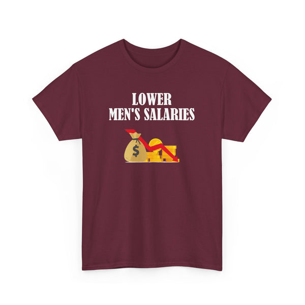 Lower men's salaries