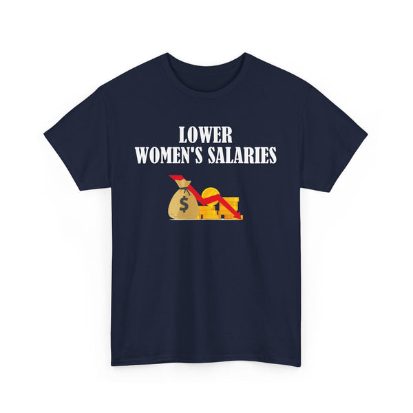 Lower women's salaries