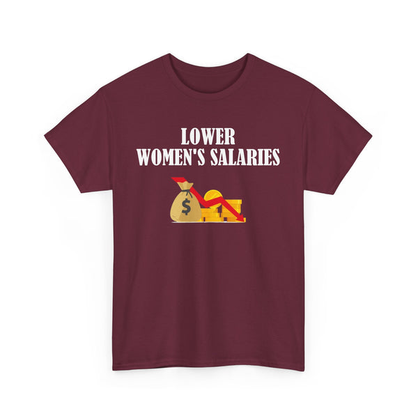 Lower women's salaries