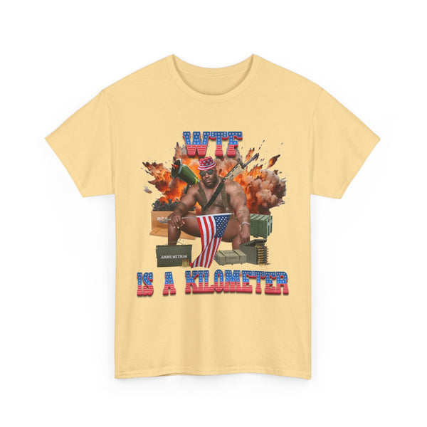WTF Is a Kilometer Unisex t-shirt