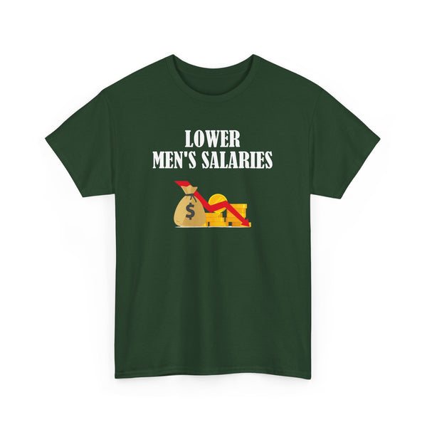 Lower men's salaries