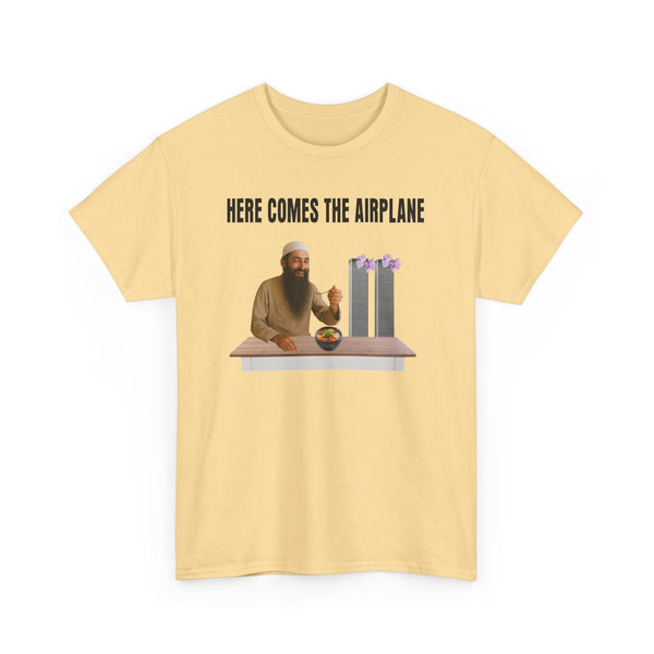 Here Comes the Airplane Unisex t-shirt