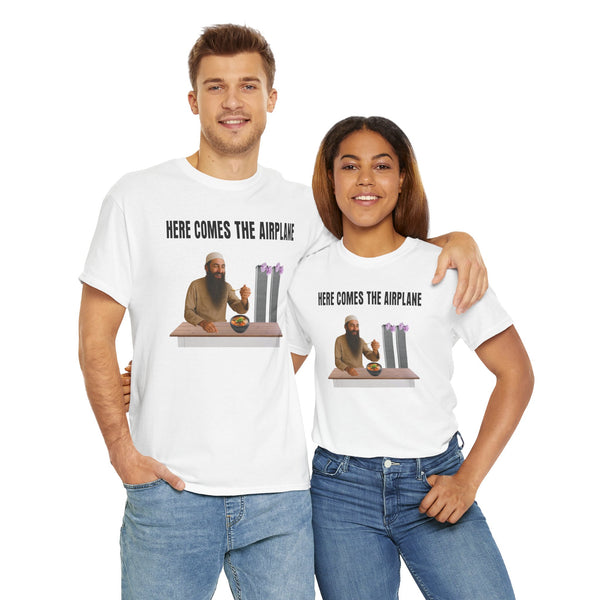 Here Comes the Airplane Unisex t-shirt