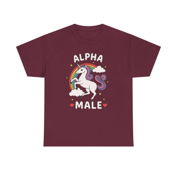 Alpha Male Unicorn Unisex t-shirt