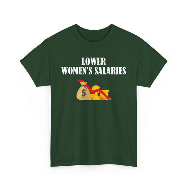 Lower women's salaries