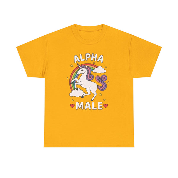 Alpha Male Unicorn Unisex t-shirt