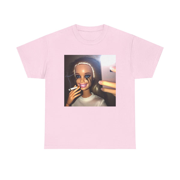 Smoking Barbie Unisex t-shirt