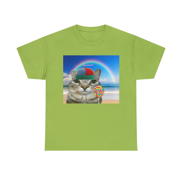 Cat with a Hat and Candy Unisex t-shirt