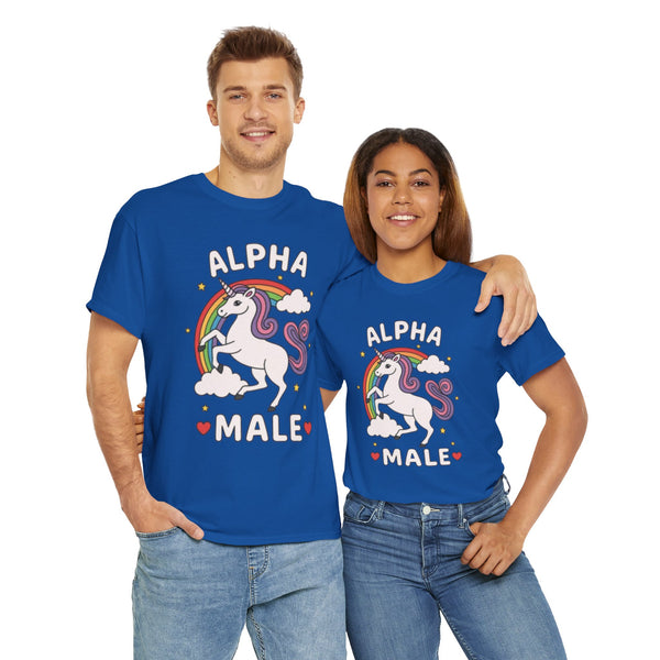 Alpha Male Unicorn Unisex t-shirt