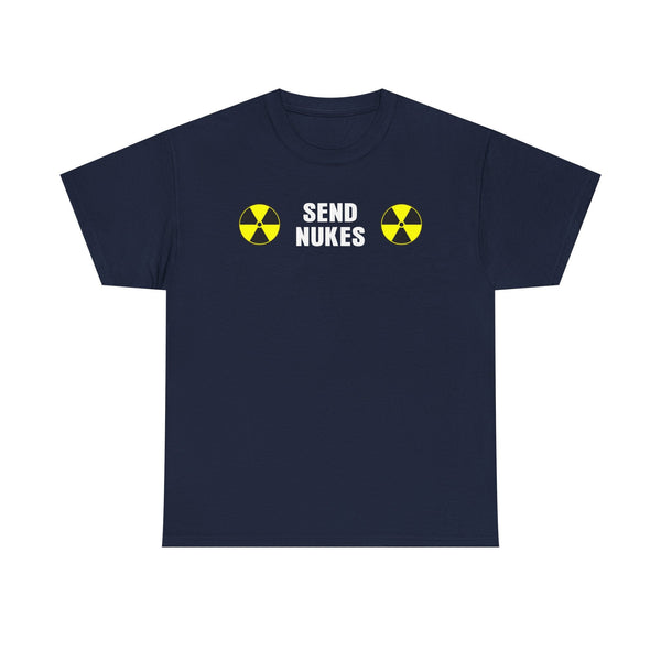 Send Nukes Unisex t-shirt