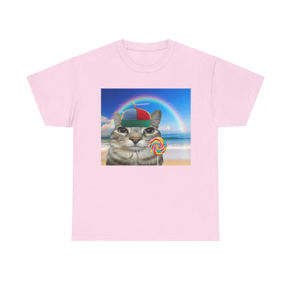 Cat with a Hat and Candy Unisex t-shirt