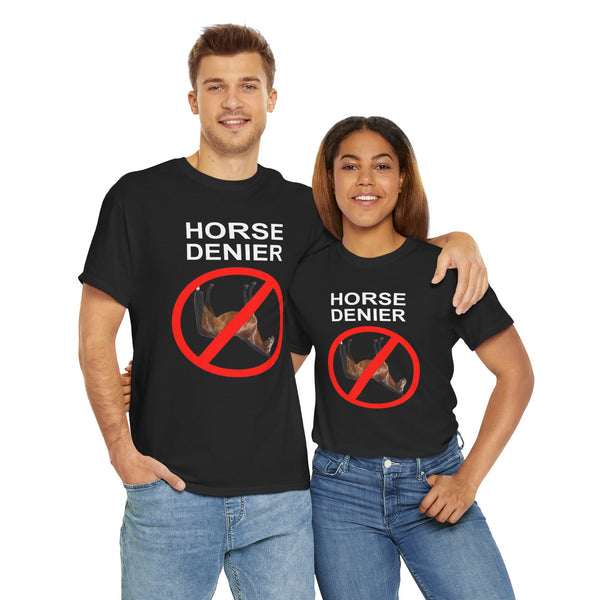 Horse Denier Unisex t-shirt