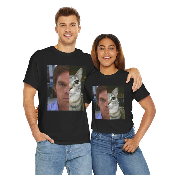 Dexter And Cat Unisex t-shirt