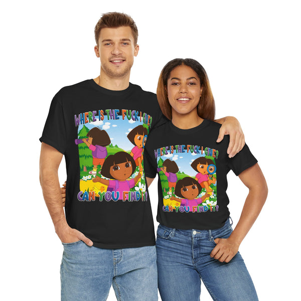 Where is the Fuck I Give? Unisex t-shirt