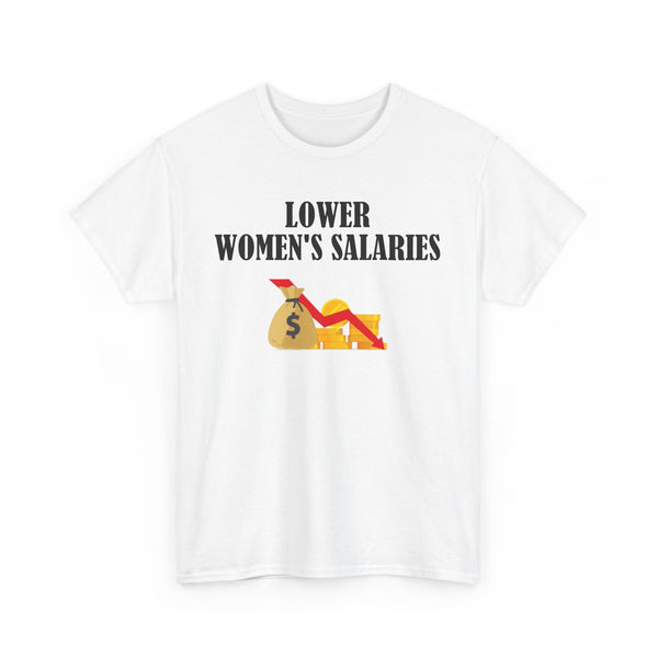 Lower women's salaries