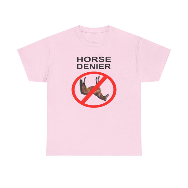 Horse Denier Unisex t-shirt