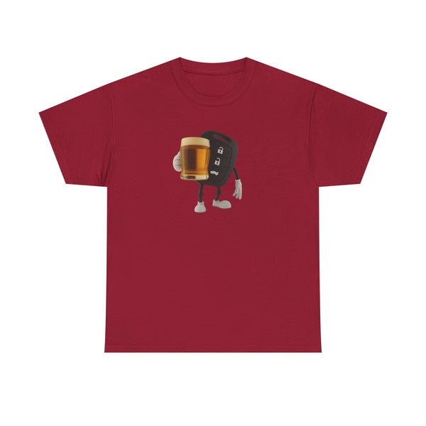 Car Keys With Beer Unisex t-shirt