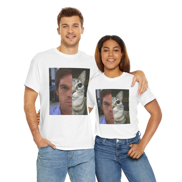 Dexter And Cat Unisex t-shirt