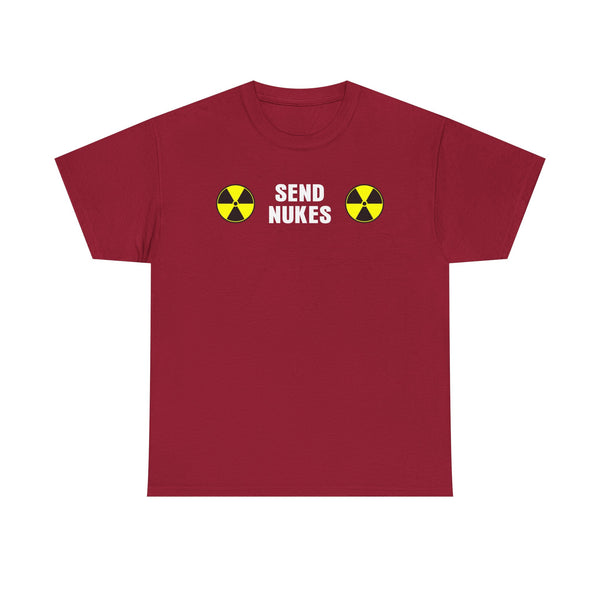 Send Nukes Unisex t-shirt